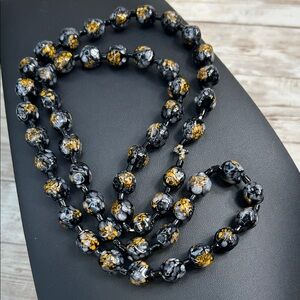 Speckled Agate Stone Necklace